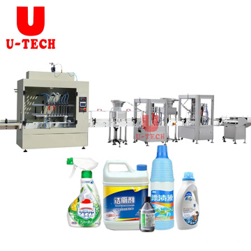 Wooden bottles shampoo alcohol Liquid spray bottler packaging filling capping manufacturing production line Hand SOAP Machine